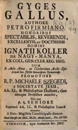 Gyges Gallus