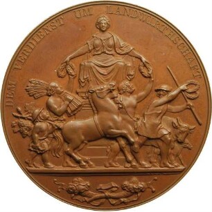 König Johann - Verdienstmedaille für Landwirtschaft
