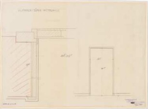 I.G.-Farben, Frankfurt/Main Verwaltungsgebäude: Mittelhalle: Türen, Ansicht und Detail