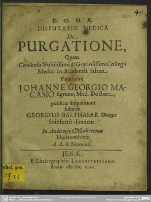 De purgatione