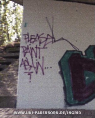 PLEASe PAiNT AGAiN