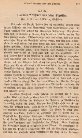 347-351 Claudius Arvisenet und seine Schriften