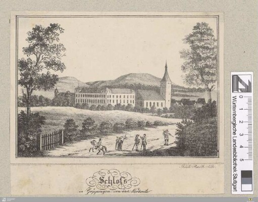 Schloss in Göppingen von der Nordseite