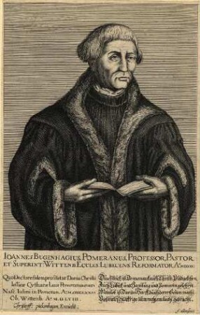 Bildnis von Johannes Bugenhagen (1485-1558)