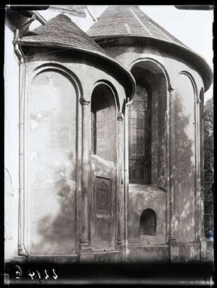 Stiftskirche; Ostpartie, vor der Restaurierung