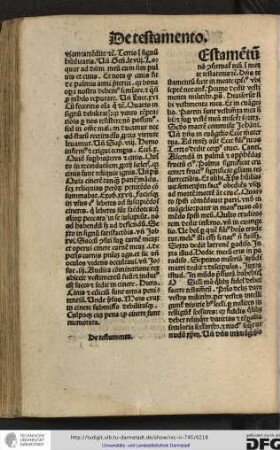 [T]estamentum non confirmatur nisi in morte testatoris etc. Dominus testamentum fecit in morte ipsius...