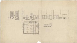 Döllgast, Hans; Thorn (Torun, Polen); Altes Rathaus - Grundriss; Wandansichten