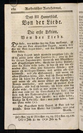 160-168, Die erste Lektion; Die zweyte Lektion; Die dritte Lektion