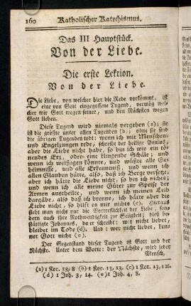 160-168, Die erste Lektion; Die zweyte Lektion; Die dritte Lektion
