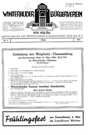 Nr. 3, März 1961