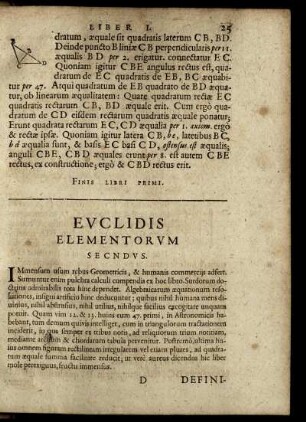 Euclidis elementorum secundus.