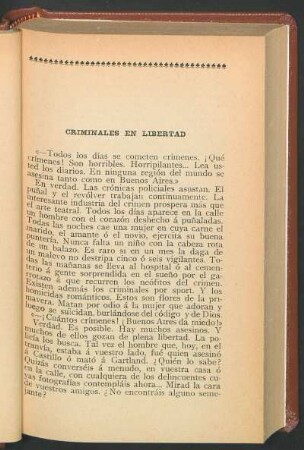 Criminales en libertad