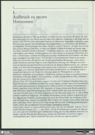 1. Aufbruch zu neuen Horizonten