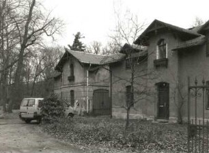 Dresden-Blasewitz, Loschwitzer Straße 21. Villa "Sankt Petersburg" (1872). Seitengebäude
