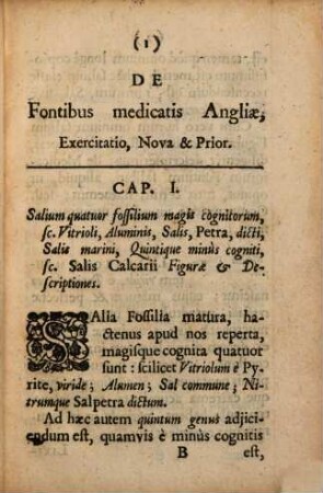 De fontibus medicatis Angliae exercitatio