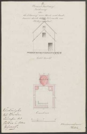 Holzwarth, Adam Bau eines Wasch- und Backhauses