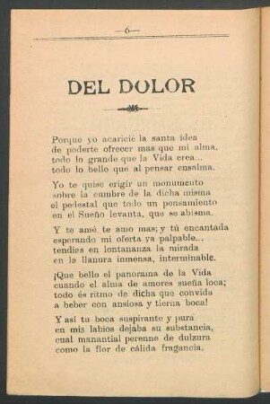 Del dolor