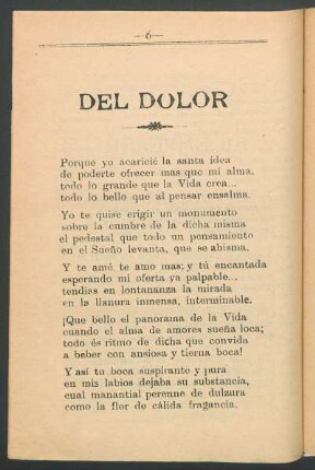 Del dolor