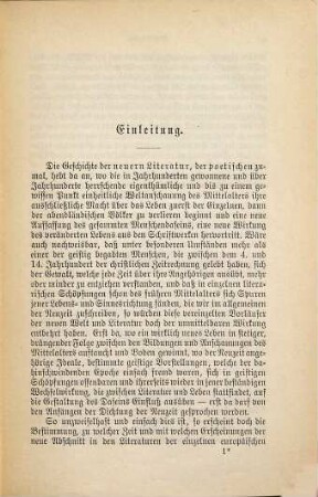 Geschichte der neuern Litteratur, 1. Frührenaissance und Vorreformation