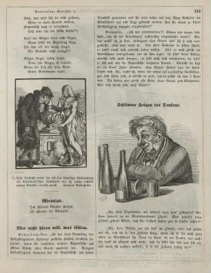 "Auserlesene Gedichte weiland Gottlieb Biedermaier's" "Schlimme Folgen des Denkens"