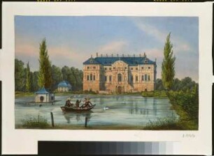 Das Palais im Großen Garten, mit Teich