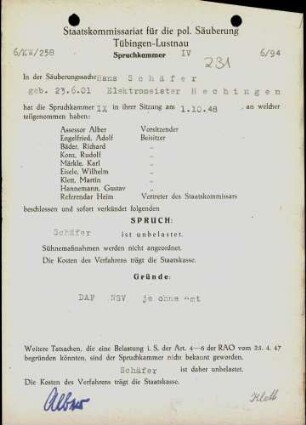 Schäfer, Hans