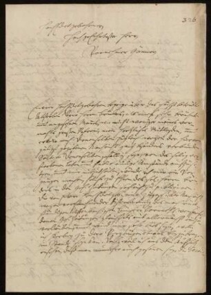 Brief von Friedrich Otto Mencke an Johann Friedrich von Uffenbach, Leipzig, 22.2.1734