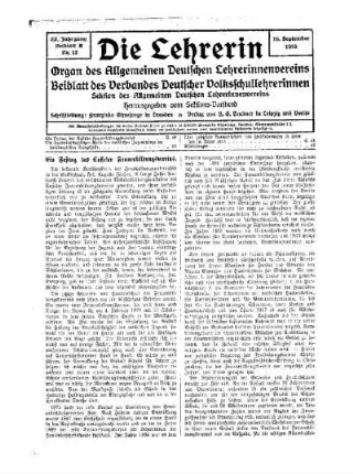 Ein Festtag des Casseler Frauenbildungsvereins