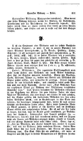Fabel, Mährchen