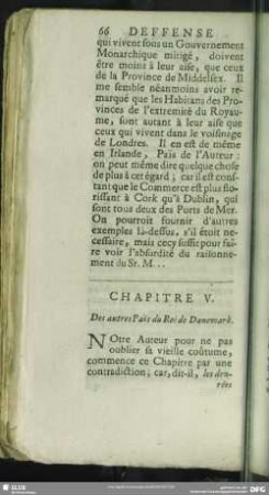 Chapitre V. Des autres Pais du Roi de Danemark