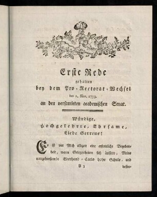 5-23, Erste Rede - Zweyte Rede