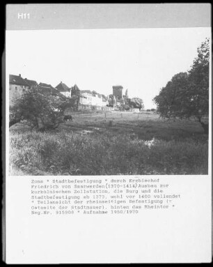Stadtbefestigung Stadtmauer Wehrturm