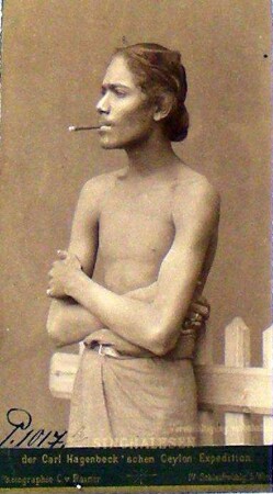 Singhalesen der Carl Hagenbeck'schen Ceylon Expedition