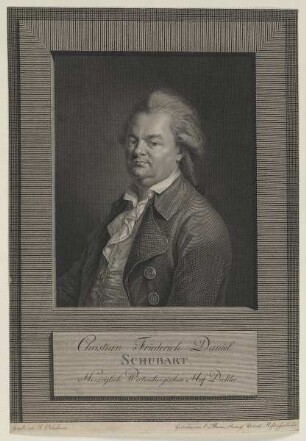 Bildnis des Christian Friederich Daniel Schubart