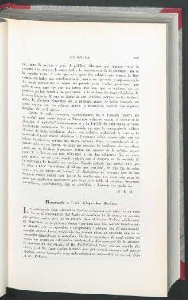 Homenaje a Luis Alejandro Berisso