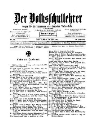 Lohn der Tapferkeit : LX.