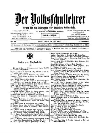 Lohn der Tapferkeit : LX.