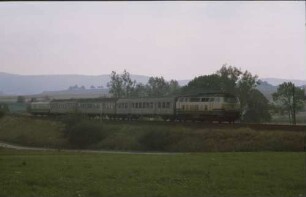 Satteldorf Lok 218 398 Eilzug UL-F Bnb-Wagen