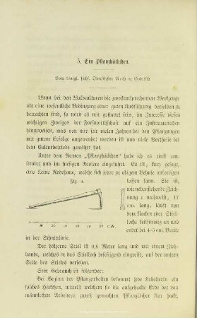 I.5. Ein Pflanzhäckchen