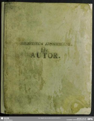 1: De Doctis Annabergensibus, Extra Patriam Bene Exceptis, Promotisque Recensionem ... Praemittit ...