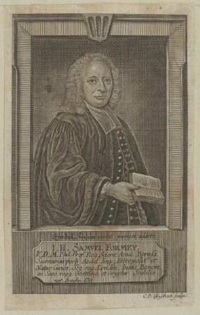 Bildnis des I. H. Samuel Formey