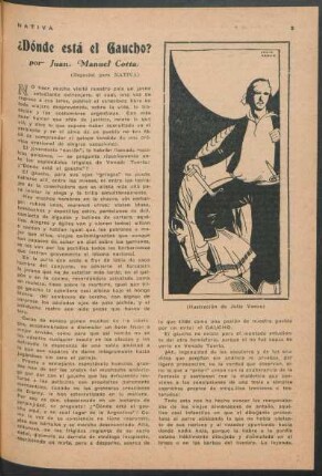 ¿Dónde está el Gaucho? : (Ilustración de Julio Vanzo)