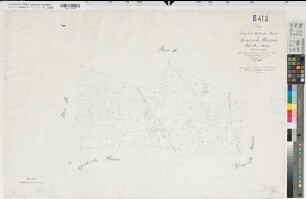 Heessen (Hamm), Hudebefreiung des Freiherrn v. Böselager in der Gemeinde Heessen, Katasterauszug Flur 12 Huelsei