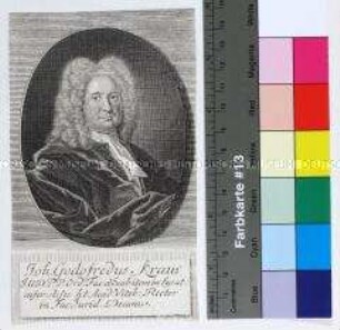 Porträt des Juristen und Hochschullehrers Johann Gottfried Kraus