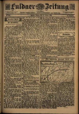 Zweite Ausgabe vom Montag, den 20. Oktober 1902.