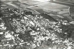 Neumarkt (Środa Śląska). Stadtansicht. Luftbild-Schrägaufnahme von Südost