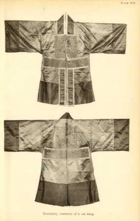 Plate XIX. Secondary vestment of a sai kong