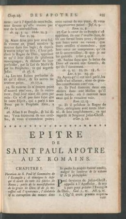 Epitre De Saint Paul Apotre Aux Romains