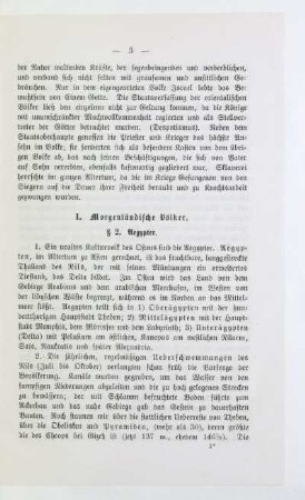 I. Morgenländische Völker