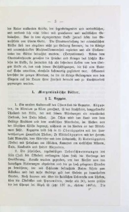I. Morgenländische Völker